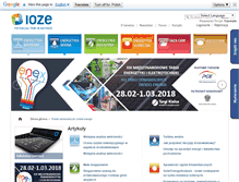 Tablet Screenshot of ioze.pl